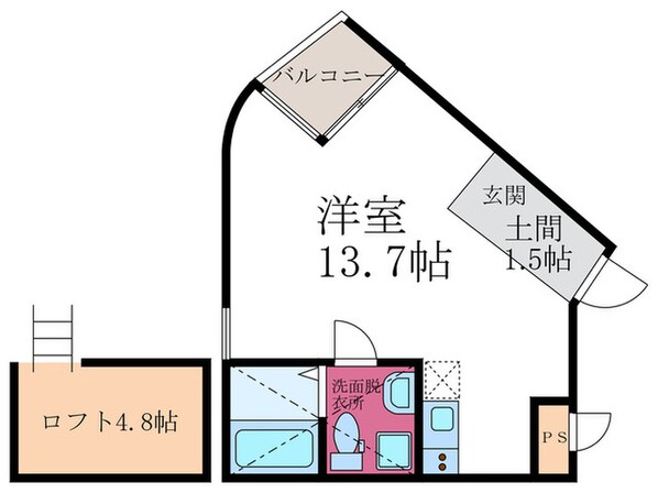 Ｓ-ＣＯＵＲＴの物件間取画像